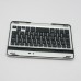 Magnet Aluminum Keyboard Case Mini Ultra Slim Aluminium Bluetooth Keyboard Hard Cover Case for ipad MINI Black Silver