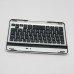 Magnet Aluminum Keyboard Case Mini Ultra Slim Aluminium Bluetooth Keyboard Hard Cover Case for ipad MINI Black Silver