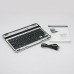 Magnet Aluminum Keyboard Case Mini Ultra Slim Aluminium Bluetooth Keyboard Hard Cover Case for ipad MINI Black Silver