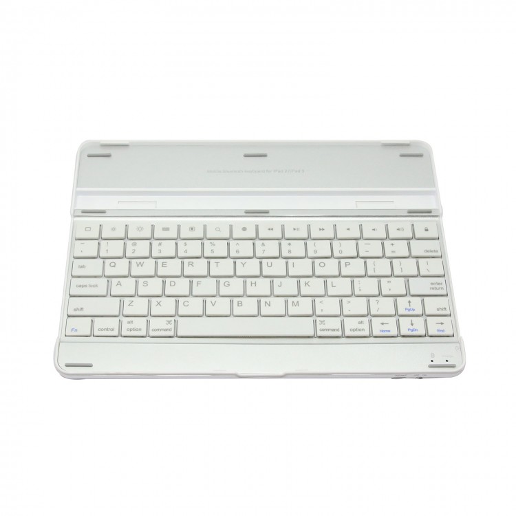 Mobile Bluetooth 3.0 Keyboard for iPad2/3 White + Silver Free