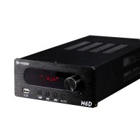 M6D Bluetooth U Disc Fever Digital Large Power Amplifier 2.0 Home Use HIFI Amp Sound Black