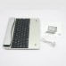 P1301 Bluetooth Keyboard Wireless Ultrathin ABS Aluminium Alloy Insert the magnetic suction Keyboard for iPad 2/3/4