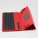 S600 Universal Wireless Bluetooth Stand Shelf Plug-in Keyboard Magnetic Leather Smart Cover Case for Tablets 7" 8" inch TX5A03 Red