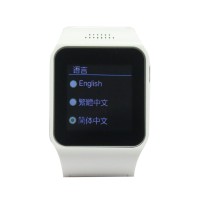 L19 Watch Phone With Quad Band Single Cards Single Standby Single Camera Bluetooth WIFI White