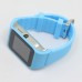 L19 Watch Phone With Quad Band Single Cards Single Standby Single Camera Bluetooth WIFI Blue