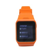 L19 Watch Phone With Quad Band Single Cards Single Standby Single Camera Bluetooth WIFI Orange