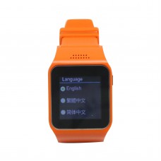 L19 Watch Phone With Quad Band Single Cards Single Standby Single Camera Bluetooth WIFI Orange