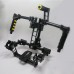 TZT Universial FPV 3 axis DSLR Brushless Gimbal Glass Fiber Stabilized Camera Mount PTZ for 5D2 5D3 D800 Aerial Photography