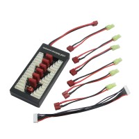 AR.Drone 2.0 Multifunctional Balanced Charger 6-Battery Charging for Quadcopter (Charging Plate+6 Converter Lines)