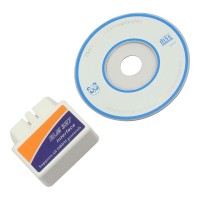 ELM327 v1.5 Bluetooth Super Mini Small OBD2 Scanner Adapter Tool TORQUE ANDROID White