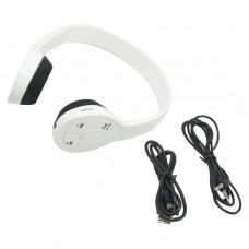 Bluetooth Stereo Headset BH-506 Wireless Bluetooth Headphone for Android Smart Phones Tablet PC White