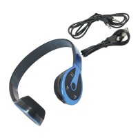 Bluetooth Stereo Headset BH-506 Wireless Bluetooth Headphone for Android Smart Phones Tablet PC Blue