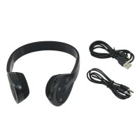 Bluetooth Stereo Headset BH-506 Wireless Bluetooth Headphone for Android Smart Phones Tablet PC Black