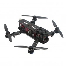 250mm Carbon Fiber 4 Axis Mini Quadcopter + CC3D Flight Controller & EMAX MT1806 & EMAX Simonk 12A ESC