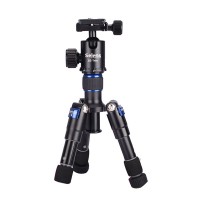 Selens Tmini Light Weight Shortest Travel Tripod Portable Professional DSLR Camera Mini Microspur