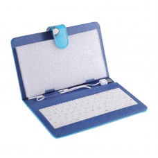 Ipad PC Keyboard Leather Case for All Models of Pad Tablet PC w/ Adjustable Buckle 7" 8" 9" 9.7“ 10” inch Doraemon