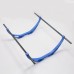 Multirotor Quadcopter Hexacopter DIY Universal 105mm Landing Skid Gear PVC Stand & Glass Fiber Tube Blue