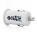 USB Car Cigarette Lighter Power Adapter / Charger - White (12V)