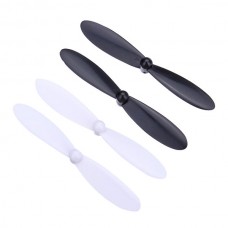 Hubsan X4 H107L H107C H107D Two Pairs Original Propeller 4 Pieces Black and White(H107L)