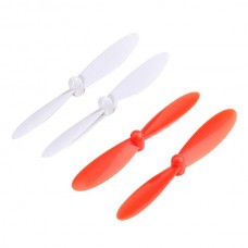 Hubsan X4 H107L H107C H107D Two Pairs Original Propeller 4 Pieces Red and White(H107D)