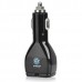 STAR GO ST-07 5V 2.1A Dual USB Output Car Charger w/ LED Indicator for Cellphone + More - Black