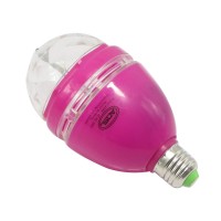 Mini Red 3W E27 85-260V Colorful LED RGB Rotating Stage Lights Lamp KTV DJ Disco stage effect Lighting Bulb