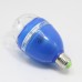 Mini Blue 3W E27 85-260V Colorful LED RGB Rotating Stage Lights Lamp KTV DJ Disco Stage Effect Lighting Bulb