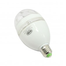 Mini White 3W E27 85-260V Colorful LED RGB Rotating Stage Lights Lamp KTV DJ Disco Stage Effect Lighting Bulb