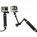 360 Degree Angle HG-4 Monopod Shooting for Gopro Hero 3+/3/2/1 Silvery