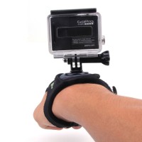 GWS-3 Fixed Wrist Strap Adjustable Camouflage Color for Gopro Camera Blue