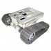 Aluminum Alloy Smart Small Car Avoiding Obstacles Robot Chassis Track Arduino Tank Chassis Wali