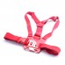 GCS-1 Colorful Adjustable Chest Strap Shooting Action Sports for Gopro1 Gopro2 Gopro3 Gopro3+ Red