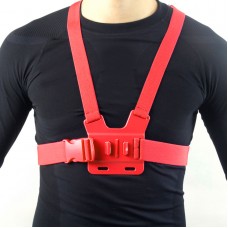 GCS-1 Colorful Adjustable Chest Strap Shooting Action Sports for Gopro1 Gopro2 Gopro3 Gopro3+ Red