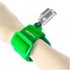 GWS-1 Colorful Adjustable Wrist Strap Shooting Action Sports for Gopro Hero 3 3+ Green