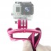 GWS-1 Colorful Adjustable Wrist Strap Shooting Action Sports for Gopro Hero 3 3+ Rose Red