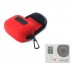 GN-1 Colorful Stretchy Neoprene Bag Waterproof for Gopro Hero 3 3+ Red