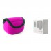 GN-1 Colorful Stretchy Neoprene Bag Waterproof for Gopro Hero 3 3+ Rose Red
