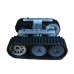 Alumnium Alloy Apron Wheel Tank Chassis Large Power Smart Car Robot Tank w/ 2 Motors