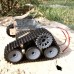 Alumnium Alloy ROT-4  Apron Wheel Tank Wali Chassis Smart Car Robot Tank w/ 2 Motors