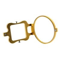 GoPro Hero 3+ Filter Adapter Ring Aluminum CNC  for Gopro Camera Golden Frame 58mm