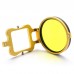 GoPro Hero 3+ Filter Adapter Ring Aluminum CNC  for Gopro Camera Golden Frame 58mm