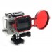 NPB-02 GoPro Hero 3+ Filter Adapter Ring Aluminum CNC  for Gopro Camera Red Frame 58mm