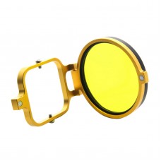 NPB-02 GoPro Hero 3+ Filter Adapter Ring Aluminum CNC  for Gopro Camera Yellow Frame 58mm