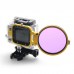 NPB-02 GoPro Hero 3+ Filter Adapter Ring Aluminum CNC  for Gopro Camera Yellow Frame 58mm