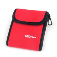 GN-2 Colorful Neoprene Storage Bag Durable Waterproof for Gopro Red