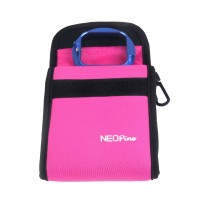 GN-2 Colorful Neoprene Storage Bag Durable Waterproof for Gopro Rose Red