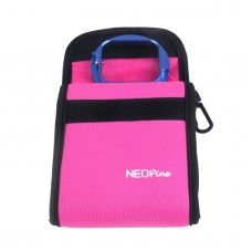 GN-2 Colorful Neoprene Storage Bag Durable Waterproof for Gopro Rose Red