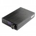 FX Audio D802 HIFI Digital Amplifier Remote Control USB Optical Fiber Coaxial Input 192KHZ 80W*2 Black