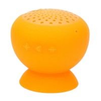 Suction Cup Mount Mini Bluetooth 3.0 Speaker Orange