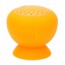 Suction Cup Mount Mini Bluetooth 3.0 Speaker Orange